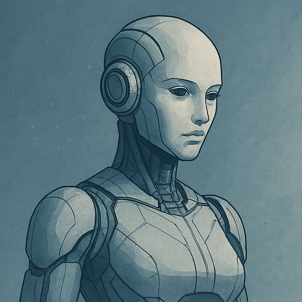 AI voice agent concept art